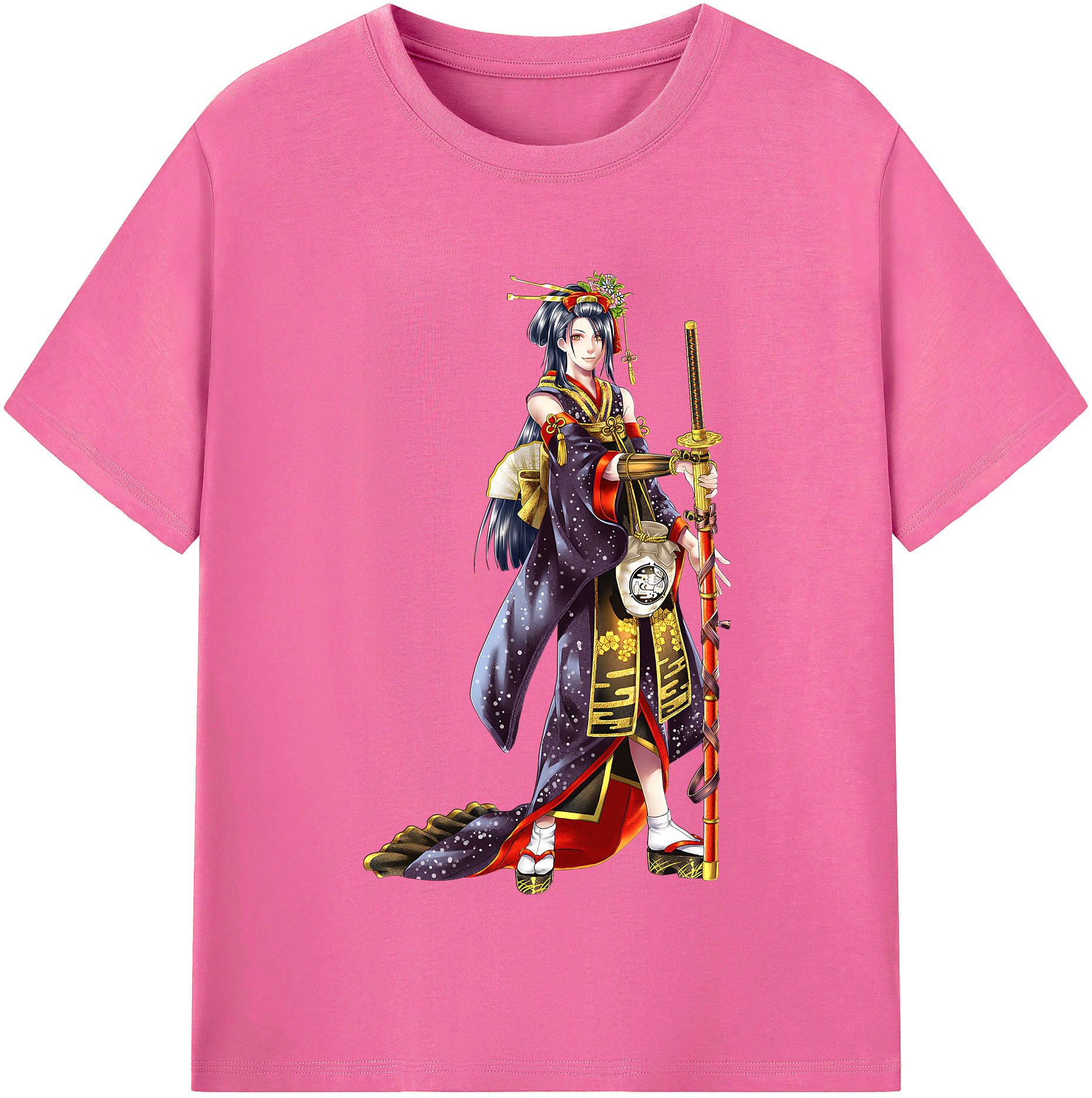 （画像用） 刀剣乱舞 Touken Ranbu レディースカジュアルプリントTシャツ（綿100％）